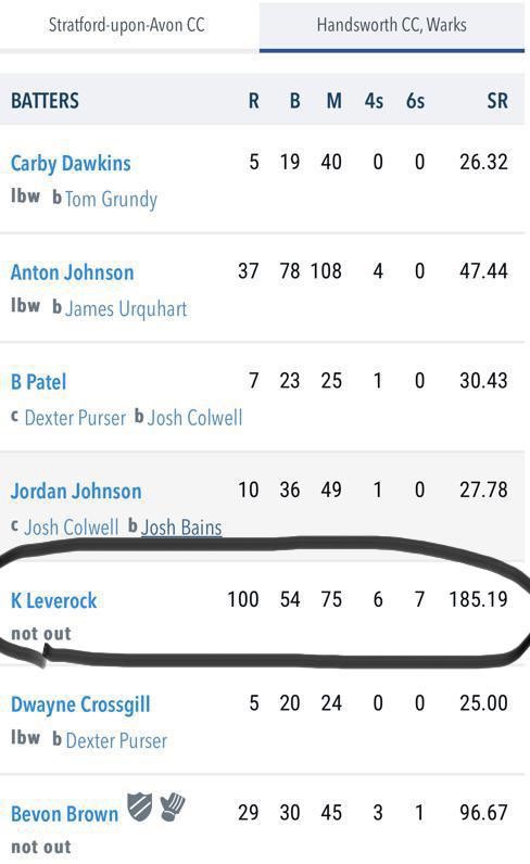 PuddasMaDee's tweet photo. First game @KLeverock_22 first century 💯 from 54 balls‼️ Six 4s and seven 6s 🏏🔥🔥🔥 #seeball #beatball. https://t.co/7YbsqPquoC