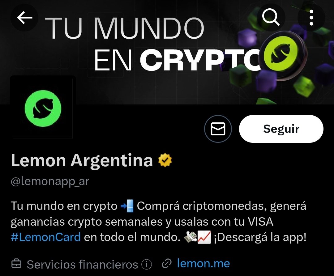 SebaArOk's tweet photo. @vickyguareschi @EtherealCryp Literal @lemonapp_ar: Tu mundo Crypto 🤣 https://t.co/UBDZ6ph0xj