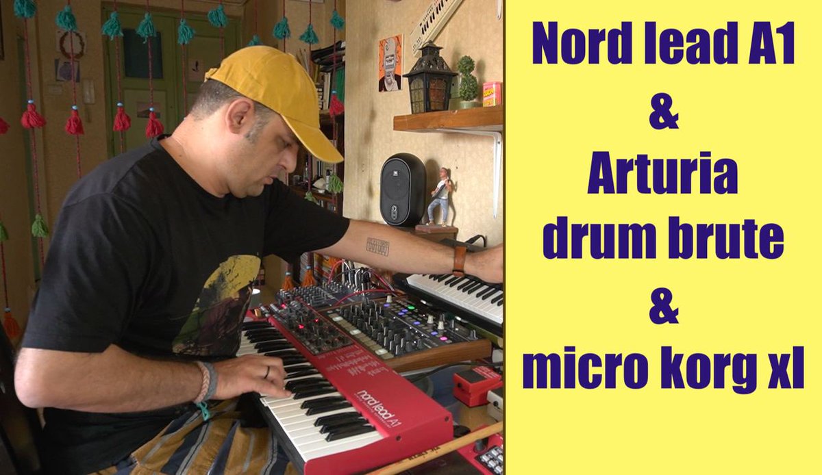 Microfolkmusic's tweet photo. Live looping
With : Arturia drumbrote &
nordlead a1 & korg micro
.
.
.
.
ποΈ https://t.co/Ki2KRWApAt ππ»ππ»ππΌ
.
.
#livelooping #synthesis #livemusic #synthwave #synthpatcher #synthesizers #synth #looppng #analogsynth #electronicmusic #korgmicro #musicperformance #microfolk https://t.co/m2BRdovpYG