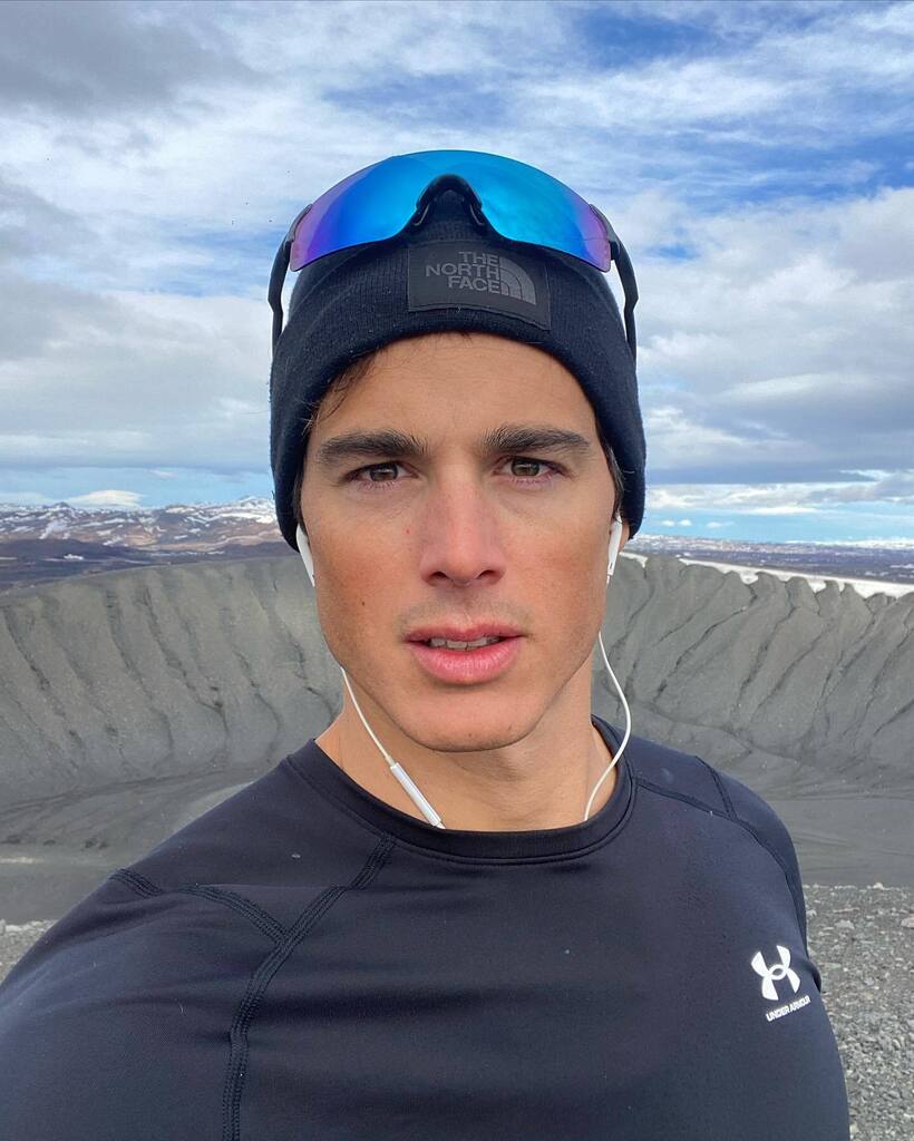 Black + Blue (+white) on top of a crater. 
A reminder that we are so infinitesimally small on this planet and in this universe. And yet we experience everything through our own, individual consciousness. In that respect, we are everything and all there i… instagr.am/p/CrWimZkpd0x/