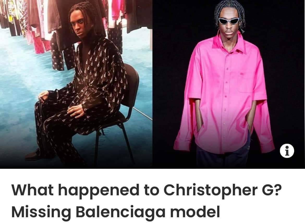 JakeMonroe963's tweet photo. WHAT HAPPENED TO CHRISTOPHER G [ISAIAH BASS]?
#ChristopherG
#IsiahBass
#Balenciaga https://t.co/OyrnVo5ORP