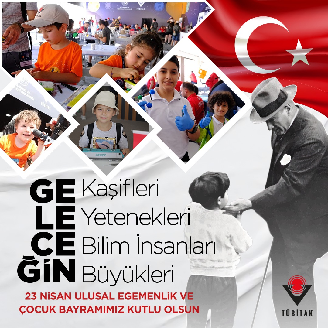 Geleceğin kaşifleri, yetenekleri, bilim insanları ve büyükleri!👩‍🔬👨‍🏫

Yarınları sizler inşa edecek; egemenliğimizin mirasçısı olarak, ülkemizi umut dolu geleceğe sizler taşıyacaksınız.👏

23 Nisan Ulusal Egemenlik ve Çocuk Bayramımız kutlu olsun! 🎉