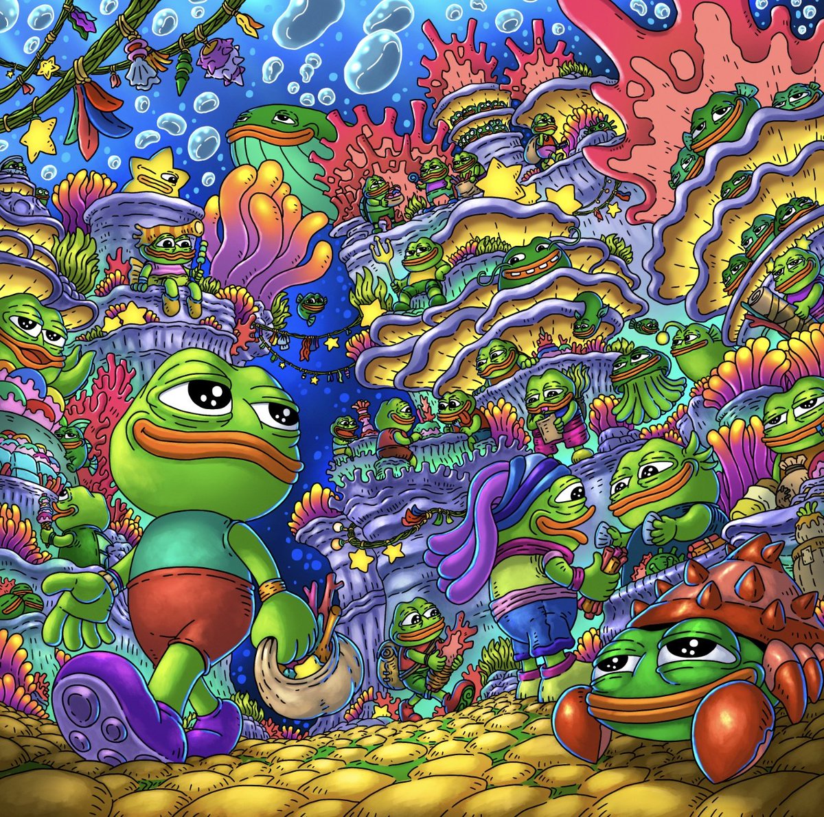 annic3ris's tweet photo. Coral Festival by @QuartzFrame 
🫧🐸🪸 https://t.co/7RYy0rWrao