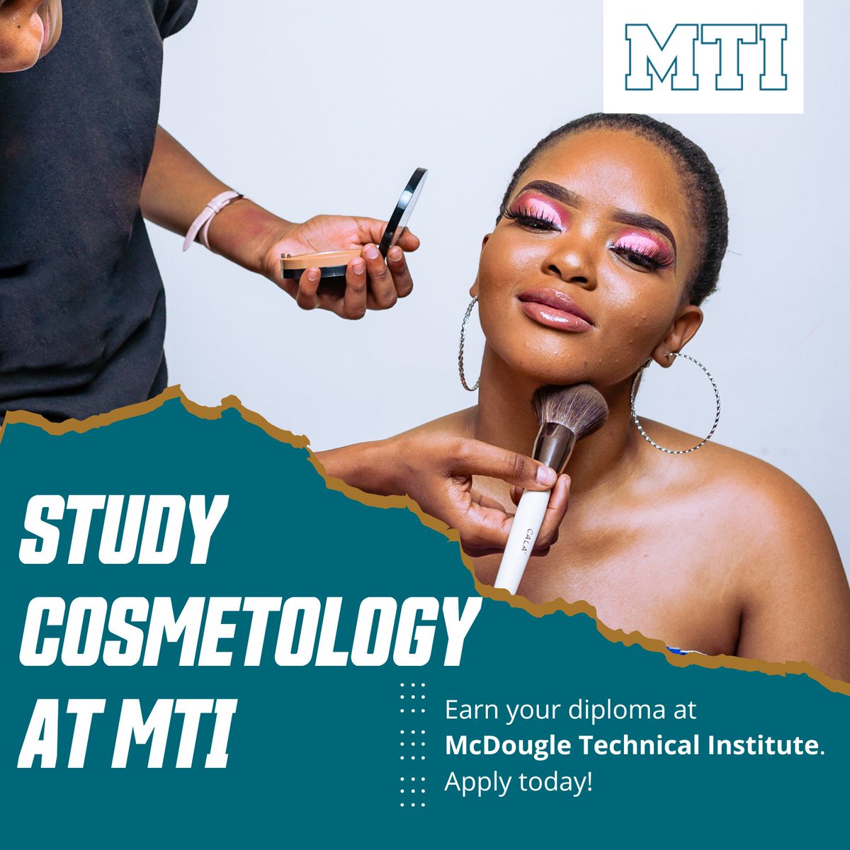Boost your career in something you're passionate about with a Cosmetology diploma at MTI.

Payments start as low as $99 per week.

We are still accepting applications to start in 2023.

Visit our website at mti.edu to get started.
-
#MTI #mcdougletech