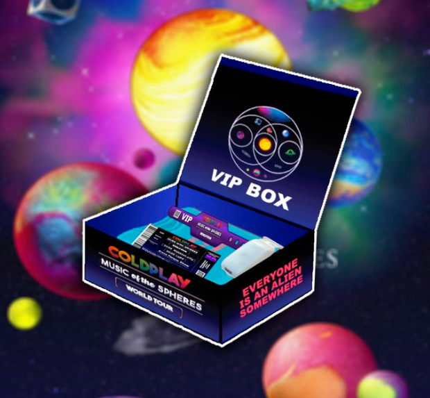 E a minha VIP BOX veio ai ❤️
Muito obrigado <a href="/ColdplayHabblet/">Coldplay Habblet 🪐</a> pelo convite 😍 Ansiosíssimo pelo show  #COLDPLAYNOHABBLET