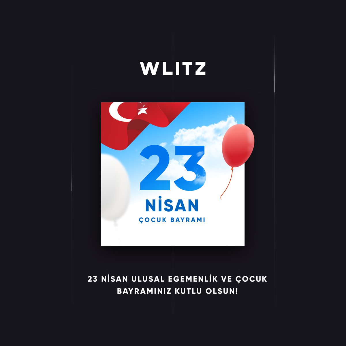 wlitzdesign's tweet photo. 🇹🇷 23 Nisan Ulusal Egemenlik ve Çocuk Bayramınız Kutlu Olsun!

#23nisan #UlusalEgemenlikveÇocukBayramı https://t.co/1akUcvCQyQ