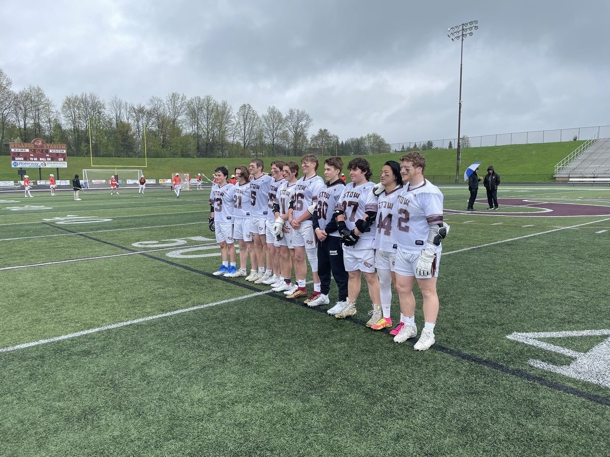 StowLaxClub's tweet photo. Amazing #SeniorDay for @SMF_Lacrosse #lacrosse #family @CoachLuketich @LuketichW @SMFSports #Classof2023 https://t.co/P7VmWcQVuU