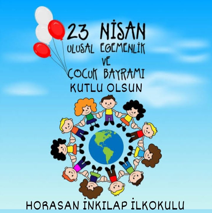 Başta sevgili öğrencilerimiz olmak üzere tüm çocukların günü kutlu olsun.