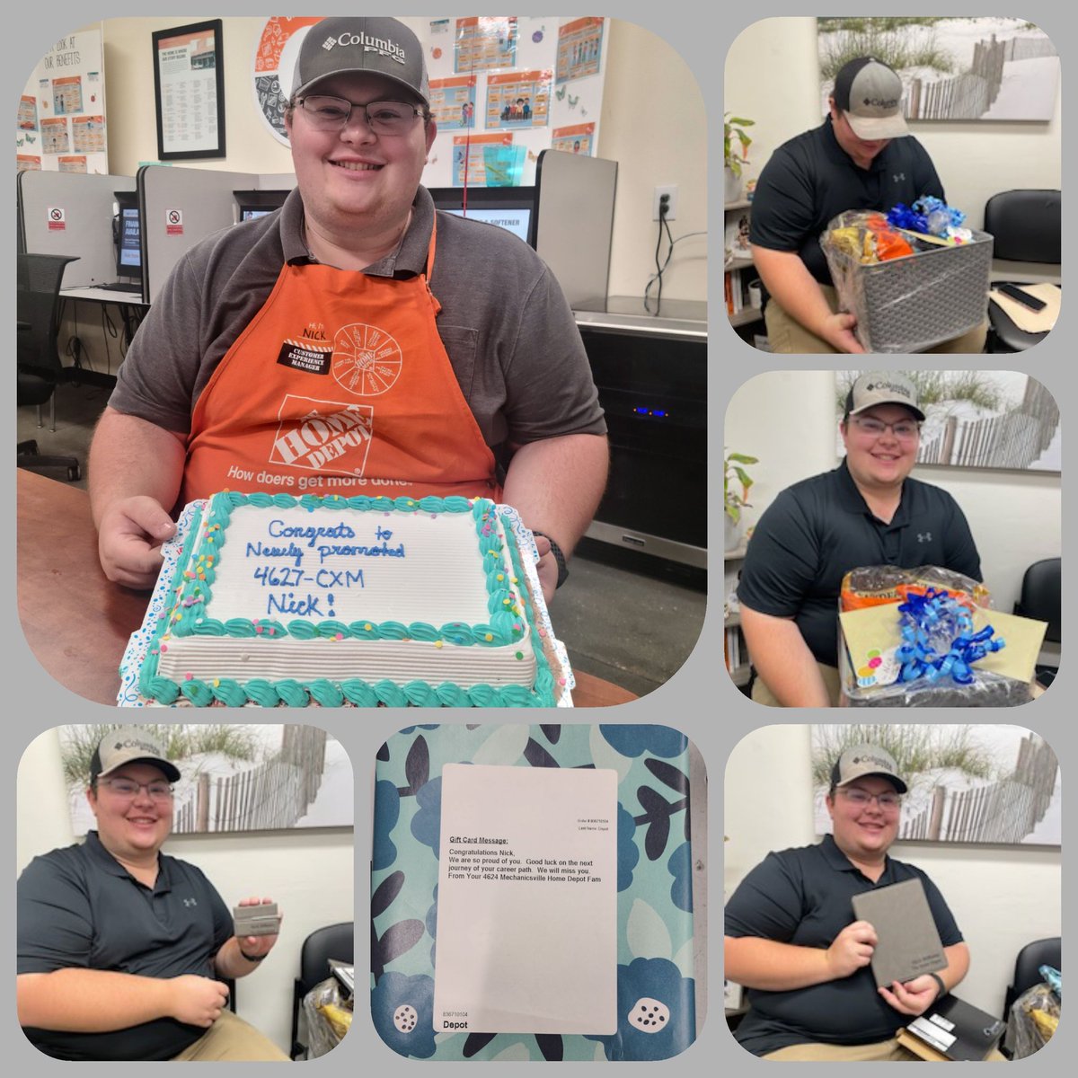 Bittersweet 😢 Goodbye to my Specialty Supervisor Nick, who will begin the next 📚 chapter of his career as CXM at Store 4627. You have a bright 💡 future ahead, skies 🌇 the limit. We will miss you! @HillaryHyatt @kmn293 @ShawndaSobless1 @Jme_Dvs @nickzwilliamsHD