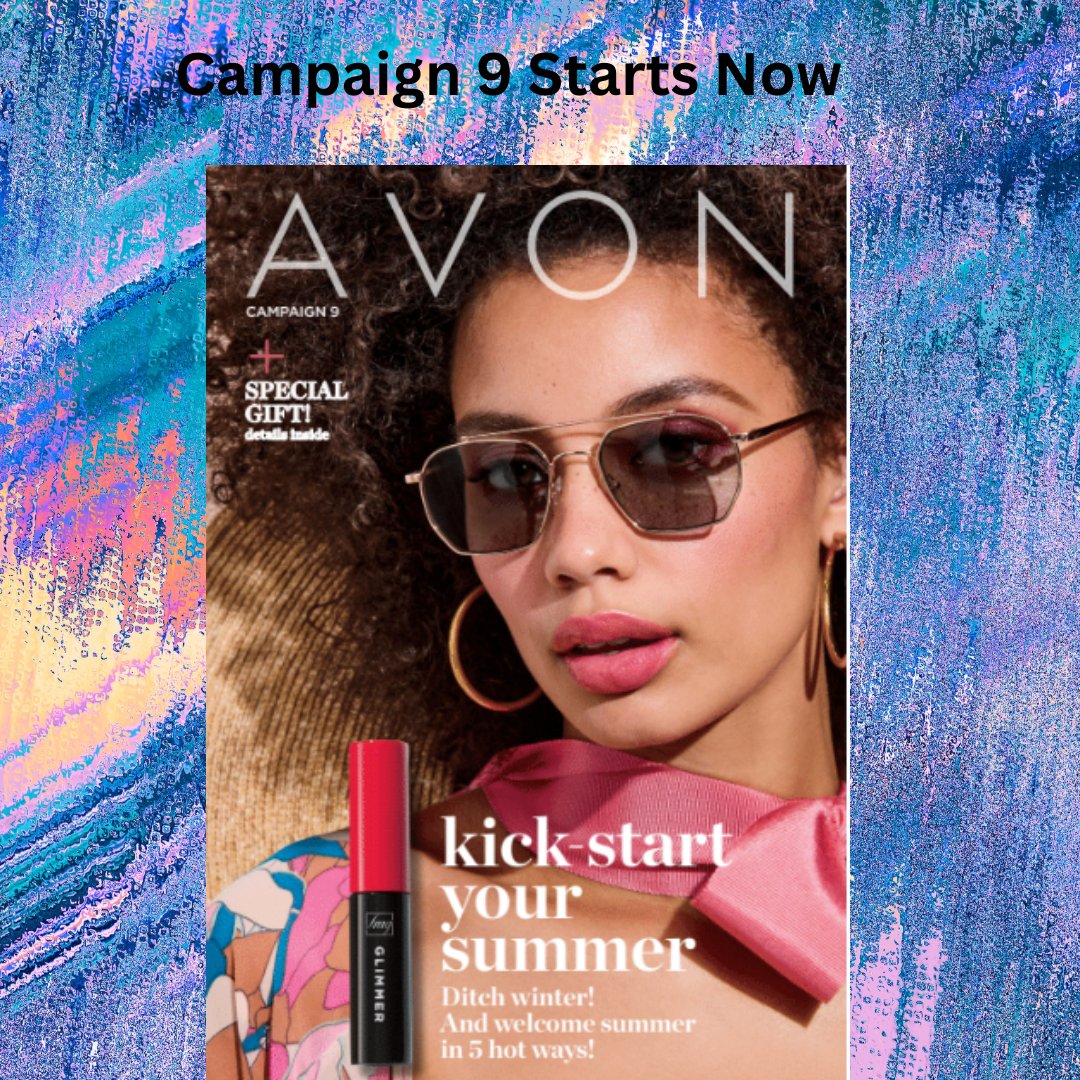 pamsavonshop's tweet photo. Ready, Set, Summer! Campaign 9 starts now -- from juicy lips to beach-bound color, win summer with our top 5 makeup musts! #NewAvonCampaign #ReadySetSummer #SummerMakeupMust #AvonRep #pamsavonshop @avoninsider https://t.co/9OdV0IuBEv https://t.co/XUJJ82D0DX