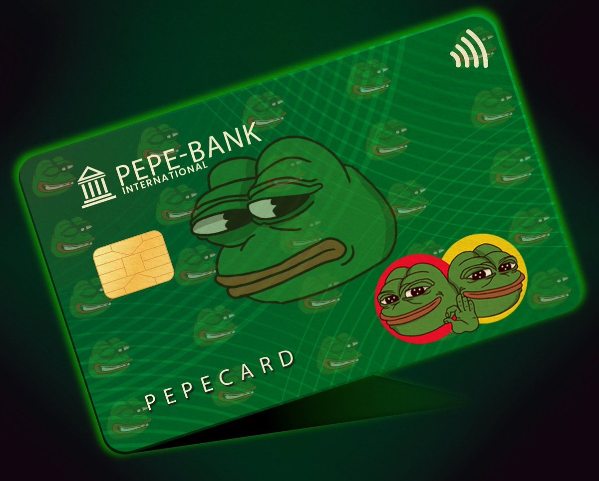 La #BitsoCard? 💳

Nah... #Pepecard 🐸