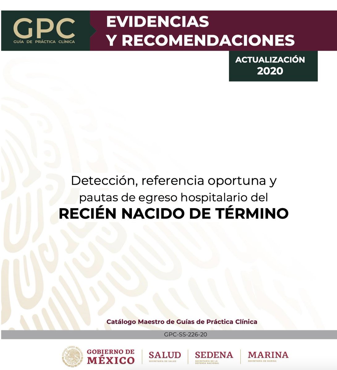 🧵GPC 2020: RECIÉN NACIDO DE TÉRMINO