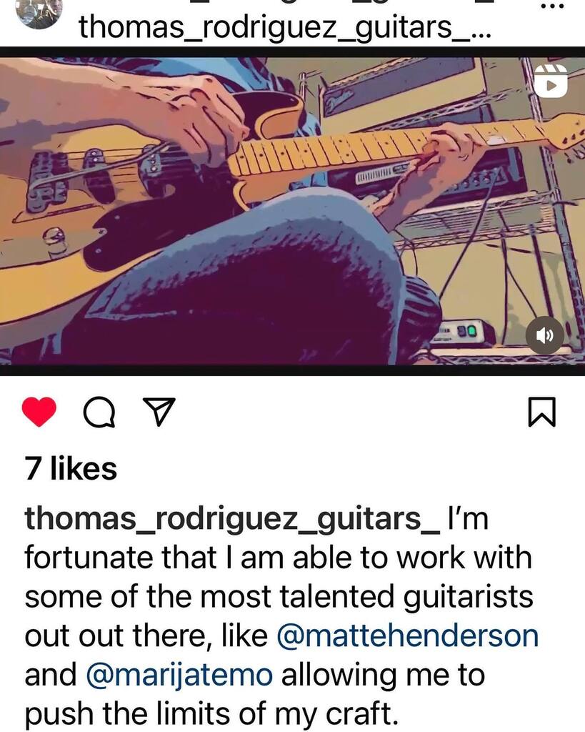 Marija_Temo's tweet photo. Thank you Tom! You also have made me grow with ur ideas in trying things out with the construction of the guitar.  It has been an absolute joy working and collaborating with you over the past 20 years.  Because of your willingness to take on my dream to … https://t.co/33zYeUxeUw https://t.co/qajXg7VkvI
