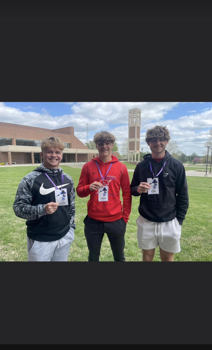 Great Day at SBU! <a href="/FootballSeneca/">Seneca Football</a> <a href="/MarrsJackson/">Jackson Marrs</a> <a href="/MoVaughn_/">Morgan Vaughn</a> <a href="/GerikGarlington/">Coach Garlington</a>