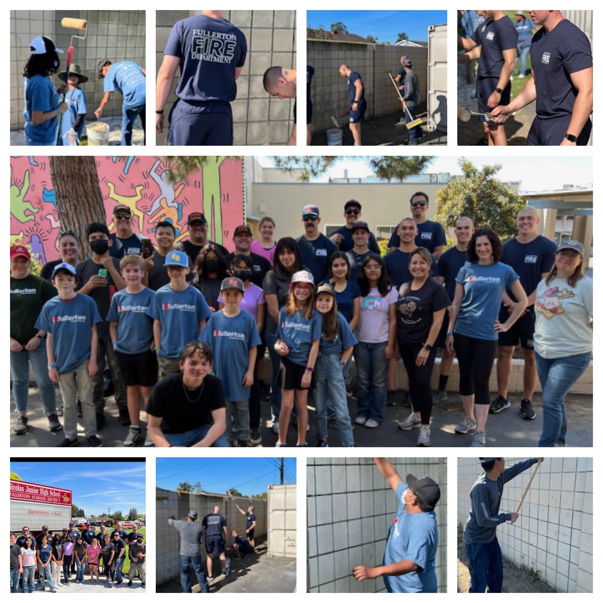 NicolasKnights's tweet image. What an amazing day of service. Love Fullerton was a true success. Thanks to all the volunteers/students that showed up to make Nicolas look even better. A special thanks to the men of the Fullerton Fire Dept. All in all, a special day.
#KnightNation
#LoveFullerton
@Fullertonsd