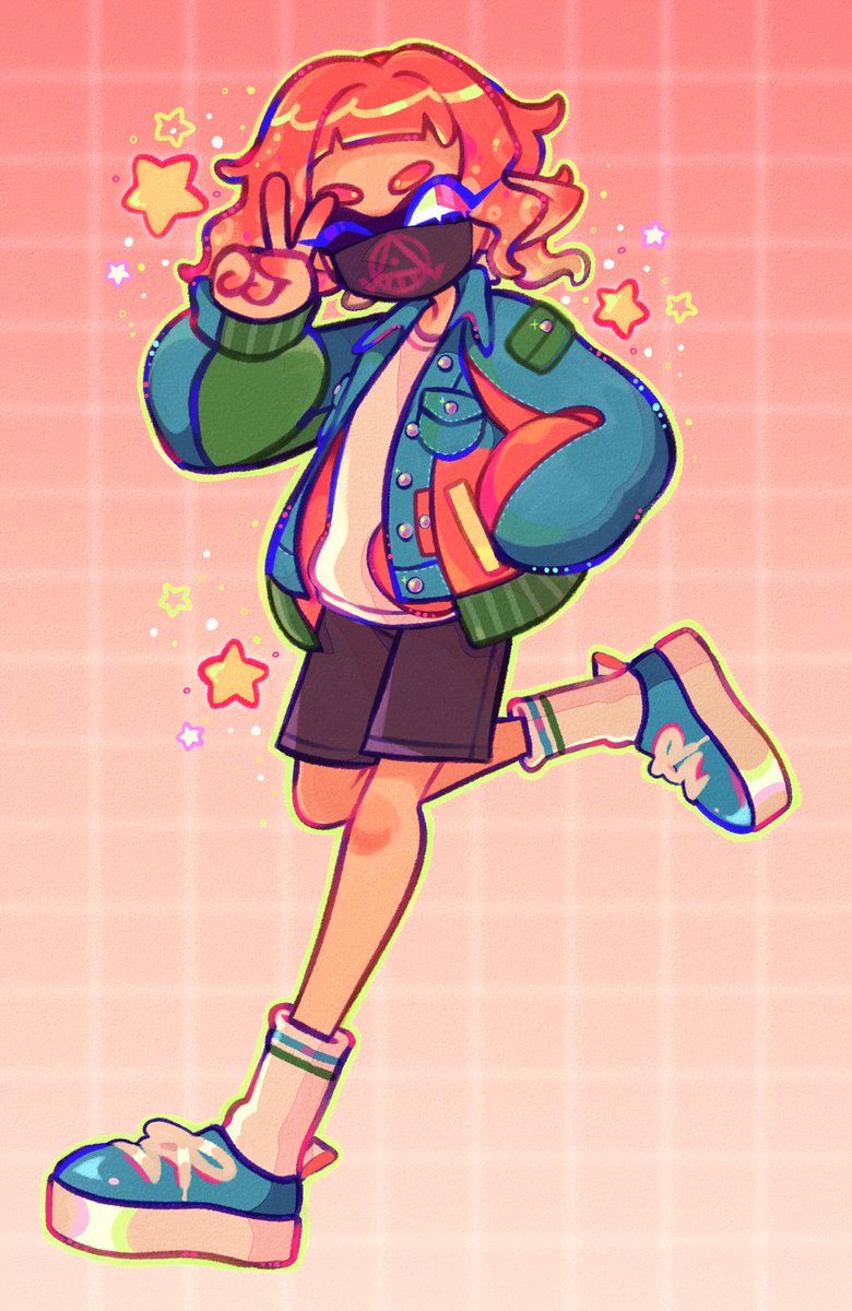 #Splatoon commission for <a href="/LYCORlS_radiata/">sinclair ! - (semi?) ia</a> 🧡