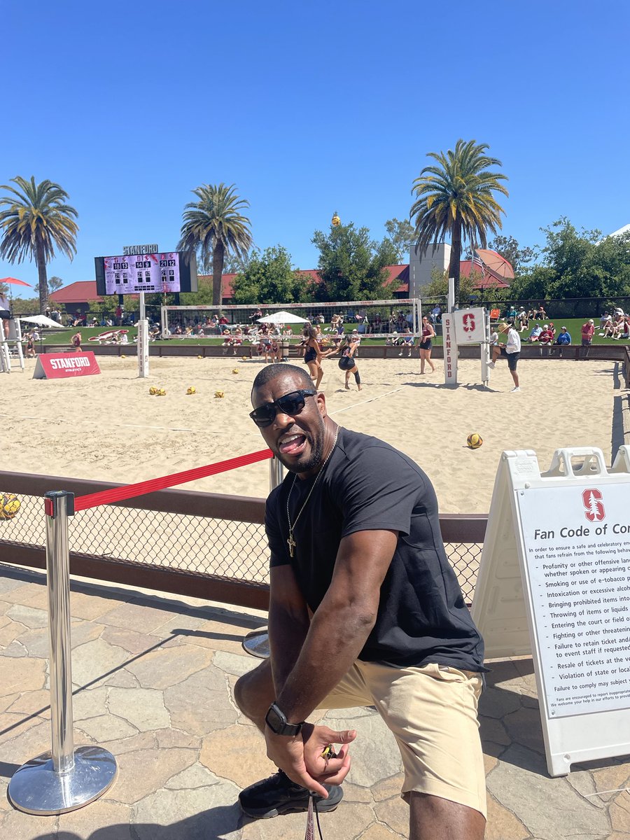 Was enjoying the beach volleyball until Dr Enoch’s ugly mug showed up!