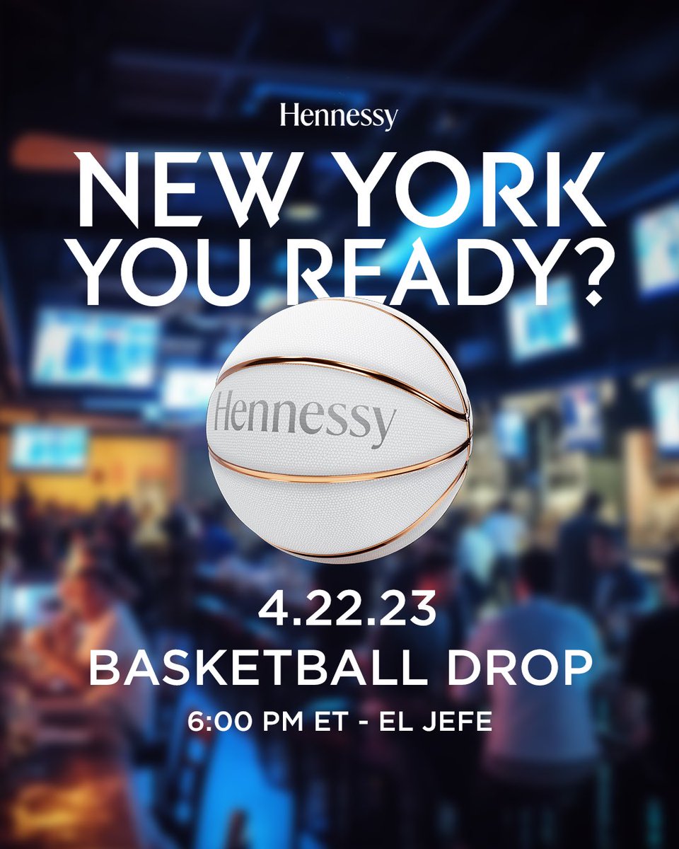 Hennessy's tweet photo. Y’all ain’t ready for this drop. Happy postseason #SpiritOfTheNBA https://t.co/D3b5b2MBiE