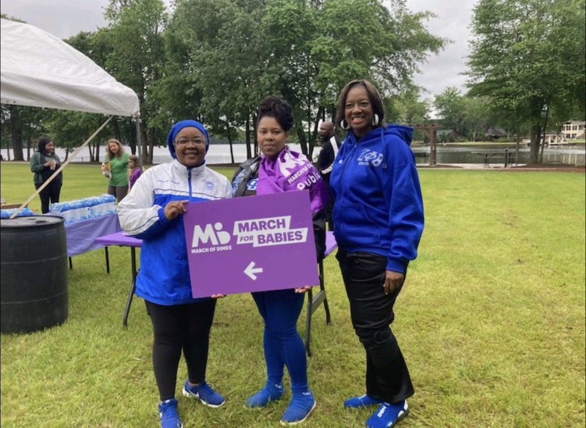 zphibokz's tweet photo. Members of OKZ supported the Peachtree City March for Babies 2023 walk this weekend. 
 
#ZPHIBOKZ
#zetaphibeta
#marchforbabies
#service https://t.co/yCRC3qHwAh