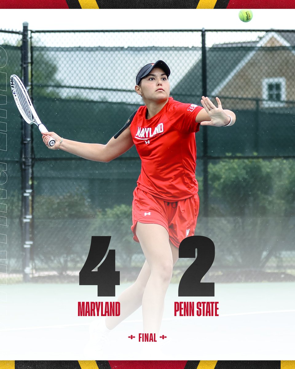 Always great to beat Penn State (Ӽ2).. 

Maryland women tennis defeat Penn State at the Junior Tennis Champions Center. Terps move to 16-7 on the season. #TerpTennis #FTT 🎾🐢#B1GWTennis @JTCCtennis