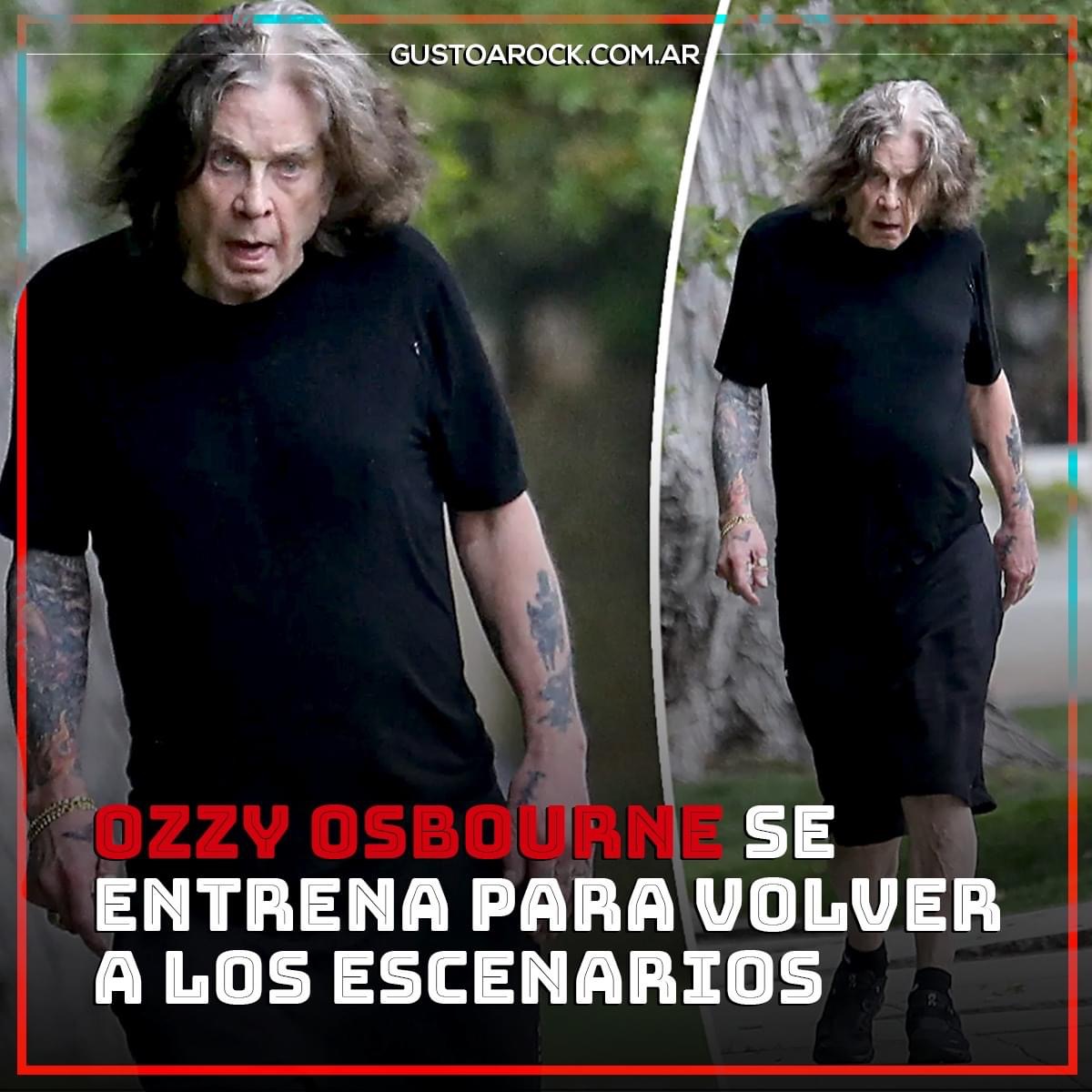 #OzzyOsbourne ya camina sin bastón y se prepara para compartir escenario con Guns N’ Roses, Iron Maiden, AC/DC, Metallica y Tool 🖤