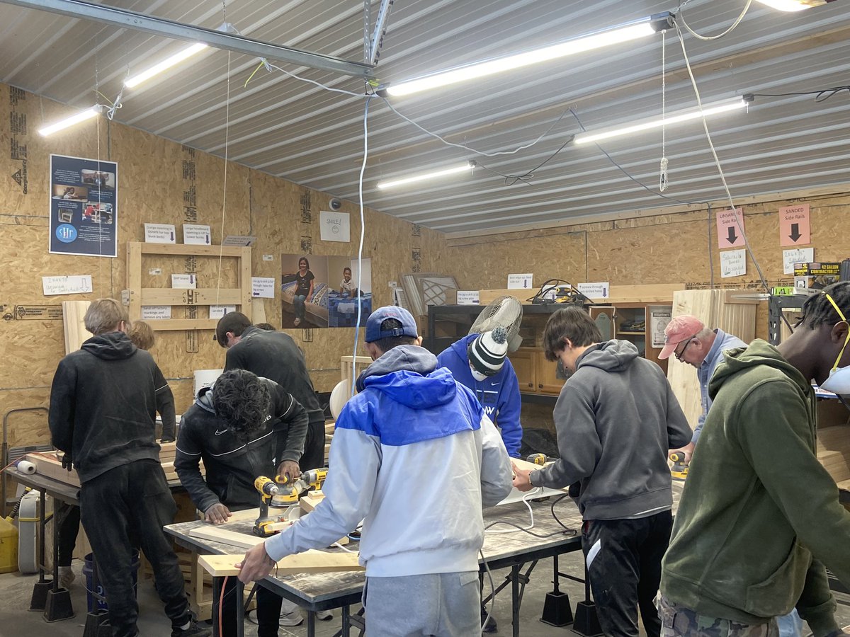 NW_BoysSoccer's tweet photo. When the operative word in “team building” takes on true meaning. Many thanks to @ShpBeds for allowing us to make a difference #MySHPStory https://t.co/Fssis1ubDQ