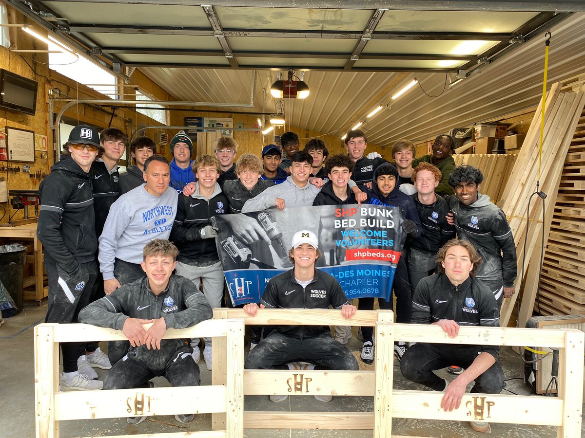NW_BoysSoccer's tweet photo. When the operative word in “team building” takes on true meaning. Many thanks to @ShpBeds for allowing us to make a difference #MySHPStory https://t.co/Fssis1ubDQ