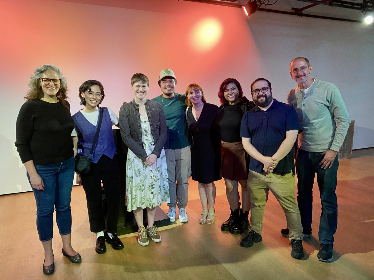 AMIAatUCLA's tweet photo. The AMIA Student Chapter showed out for Night 1 of @UCLAFTVArchive/@NYUTischSchool's Orphan Film Symposium: All Television Edition! Thanks to our students, faculty, and staff! ❤️📺

Join us for Day 2 today! https://t.co/amkZyM7daH https://t.co/LgWBuqVweL