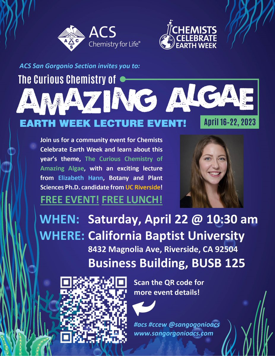 Happy Earth Day 🌎 I celebrated by giving a talk at the  Chemists Celebrate Earth Week event hosted by the San Gorgonio Chapter of the American Chemical Society. Thanks for the great opportunity <a href="/sangorgonioacs/">San Gorgonio ACS</a> #ACS #CCEW 🧪👩‍🔬