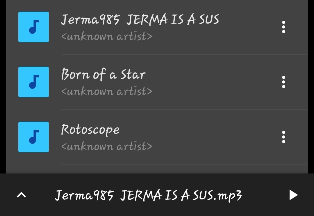 I DONT FUCKING REMEMBER MAKING JERMA INTO AN MP3 HELP???