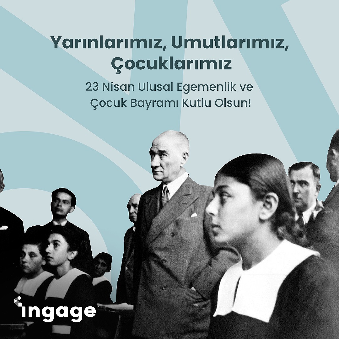 ingagedijital's tweet photo. Ulu önder Mustafa Kemal Atatürk’ün geleceğimiz olan çocuklara armağanı, egemenliğimizin bayramı, 23 Nisan Ulusal Egemenlik ve Çocuk Bayramı kutlu olsun! https://t.co/DhakjSqeXY