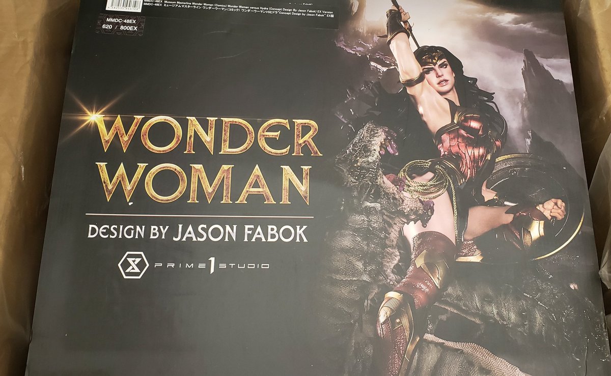 This came in the mail. Gonna wait a week or two before I set it up. I've run out of room! #prime1studio #wonderwoman