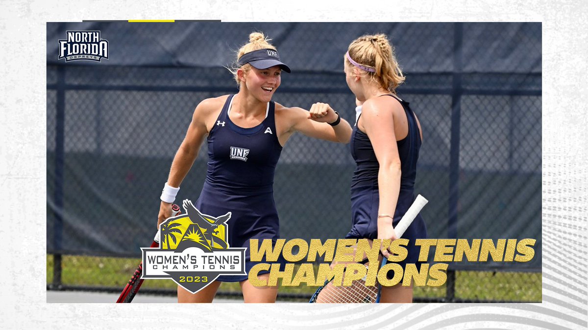 ASUNSports's tweet photo. 1️⃣0️⃣ X #ASUNWTEN CHAMPIONS!🏆

For the 10th time in program history, @OspreyWTEN has claimed the #ASUNWTEN Championship Title! 💯

#ASUNBuilt | @ASUNTennis | #SWOOPLife https://t.co/vnV0XweYkm
