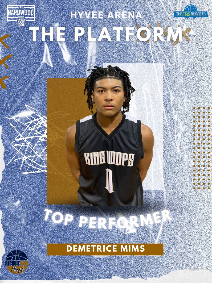 ⭐️TOP PERFORMER⭐️

17U, ‘23 Demetrice Mims, 5’10 G has crafty handles, great court vision, finishes well  in traffic, has an effortless pull-up going down hill, and creates his  own shot off the 1-2 dribble. Mims is a leader, and plays passing lanes with tenacious ball pressure.