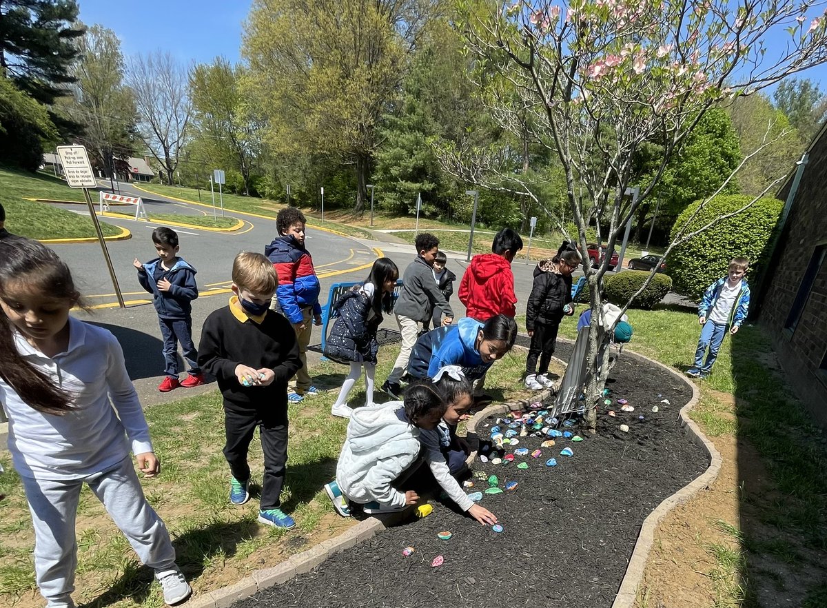 Gibson_FLC's tweet photo. Beyond impressed with the rocks my kiddos created for our garden! So happy to share them with others!  #kindnessrocksatFLC #believeinFLC https://t.co/8PA28tbgc9