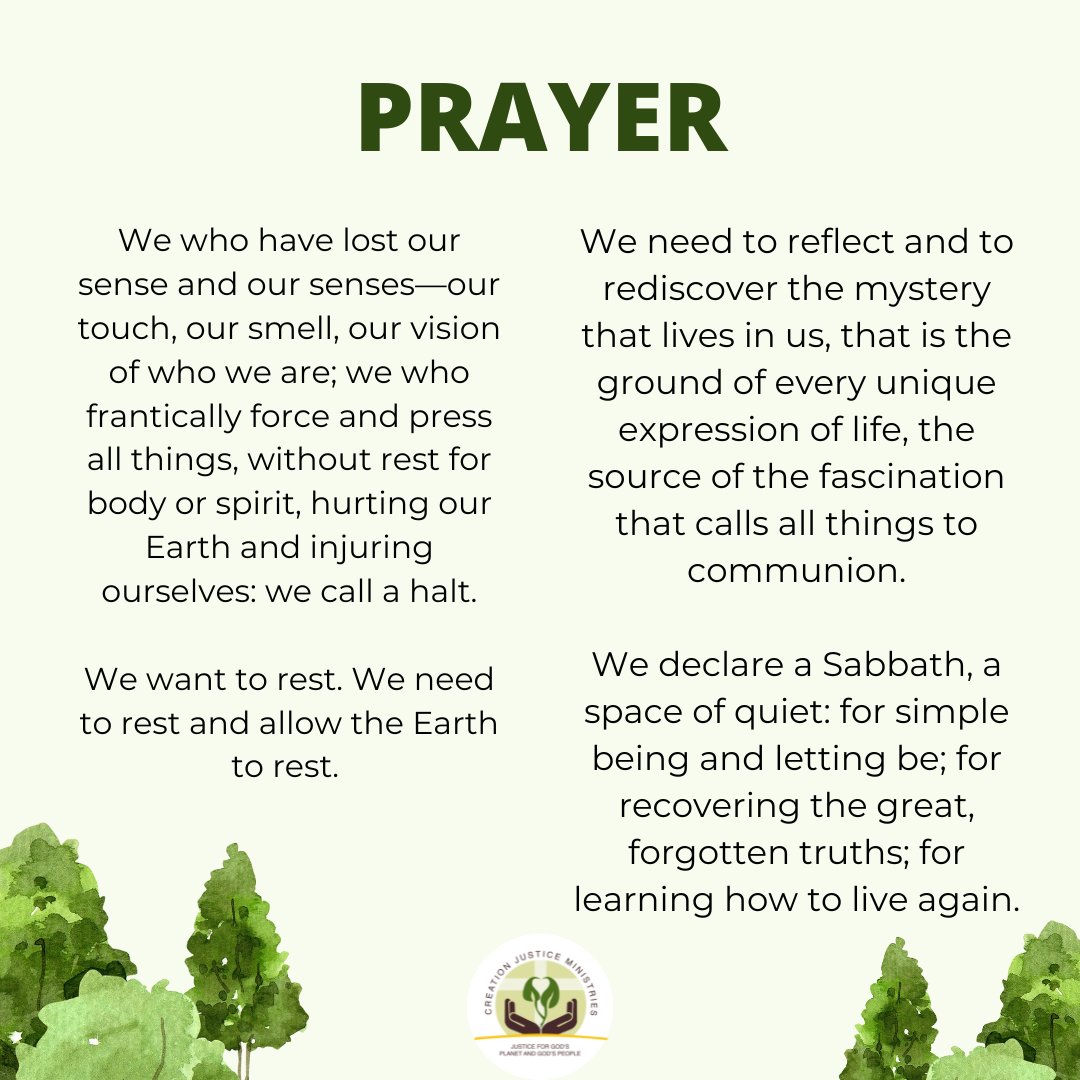 Happy #EarthDay for all God's creation!
Join us in prayer today: