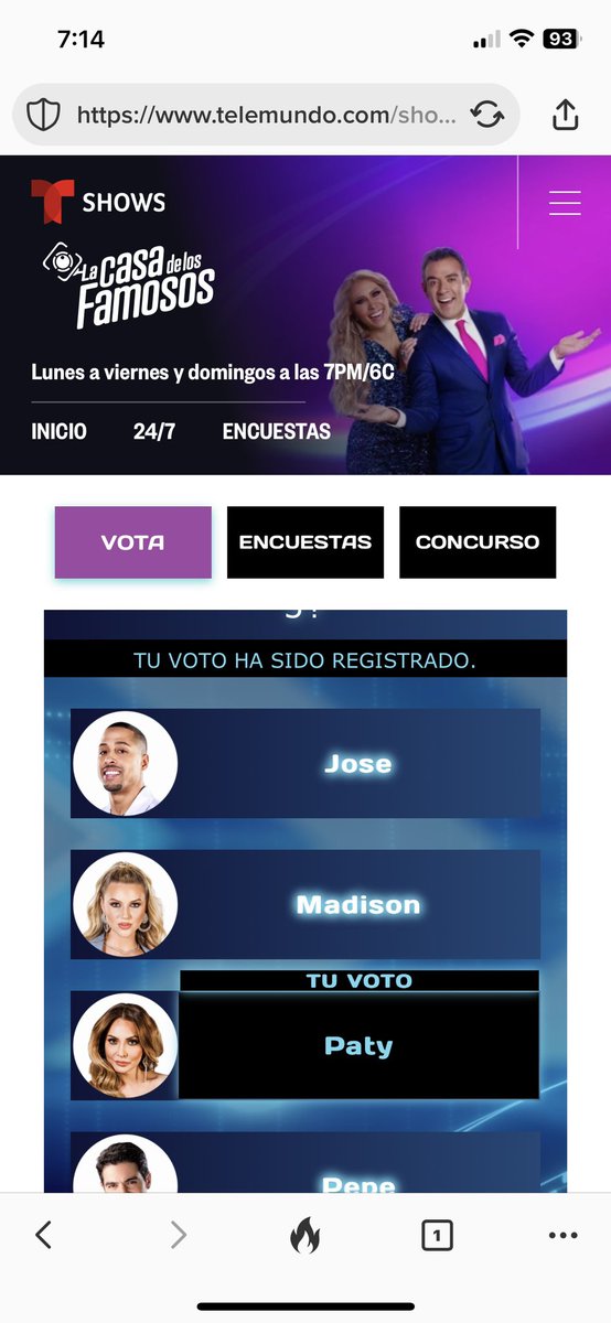 ruthcastro06ho1's tweet photo. Paty navidad la ganadora oficial y por votos masivos, mis votos cuentan. https://t.co/Au89FOF7sw