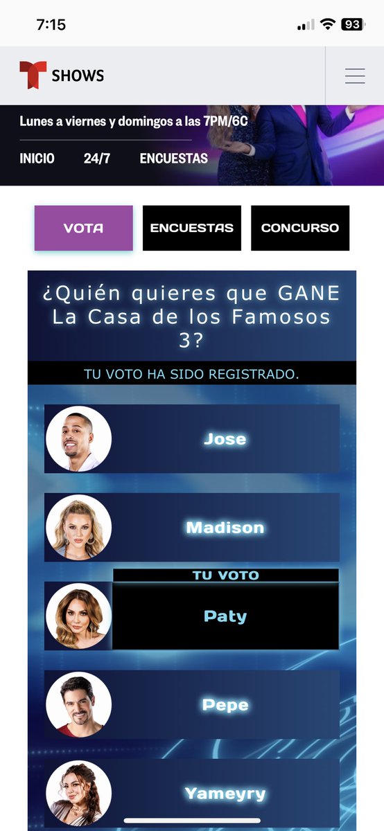 ruthcastro06ho1's tweet photo. Paty navidad la ganadora oficial y por votos masivos, mis votos cuentan. https://t.co/Au89FOF7sw