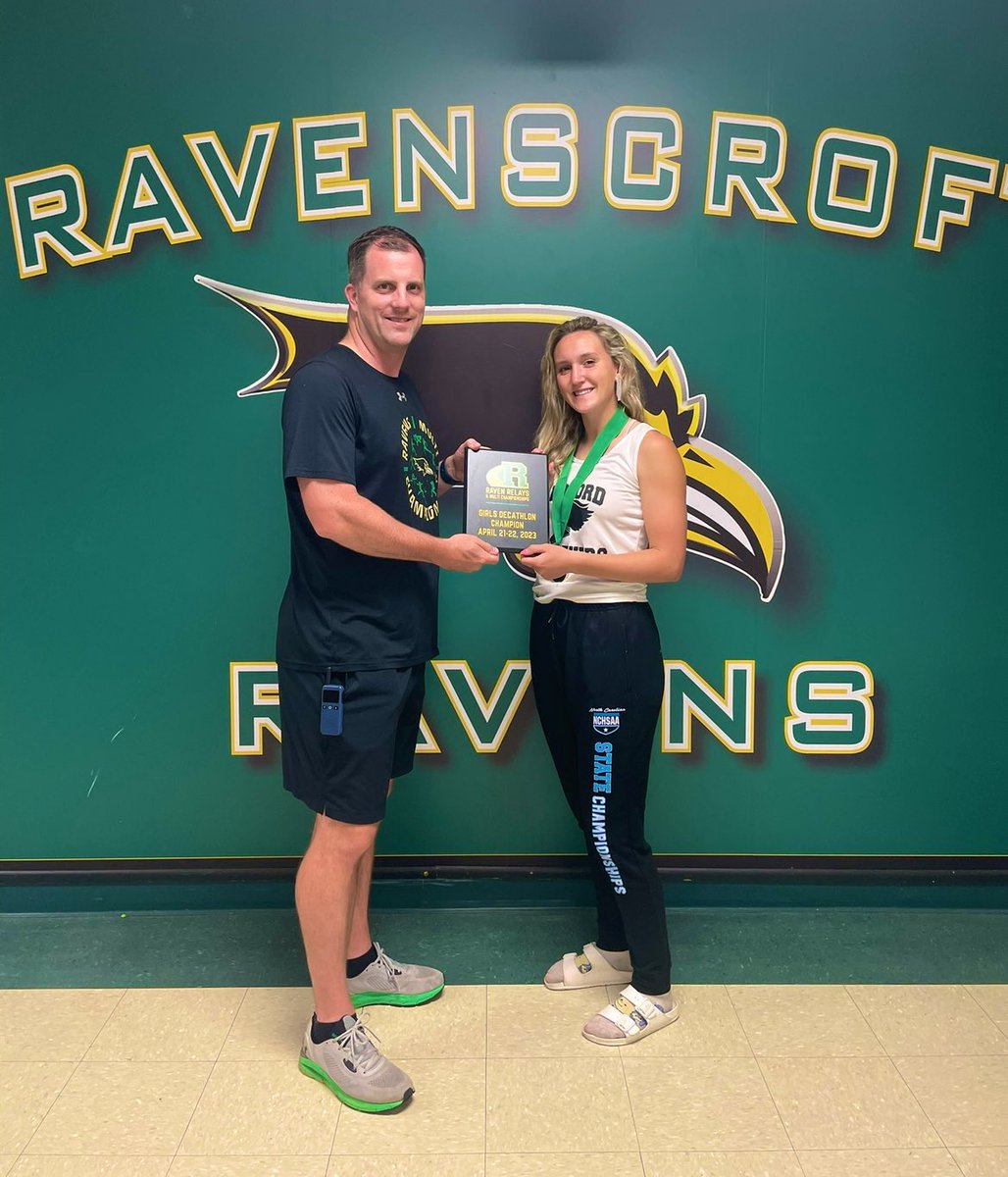 BreaWhite06's tweet photo. Decathlon Champion at Raven Relays &amp; Multi Championships 🥇 
Thank you for the invite @coachramel ! https://t.co/jFDAEGFfSQ