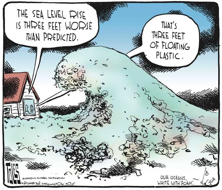 Tom Toles, The Washington Post (2018) @TomTolesToons #HappyEarthDay2023