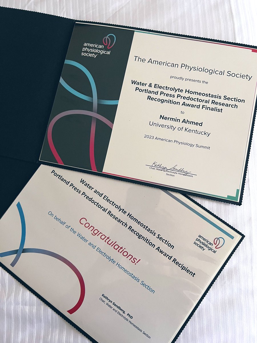 Thank you <a href="/APSPhysiology/">American Physiological Society</a> for this opportunity! I was honored to receive the Portland Press Predoctoral Research Recognition Award! #APSSummit2023 #APS2023 <a href="/Dr_Analia_Loria/">Loria Lab</a>