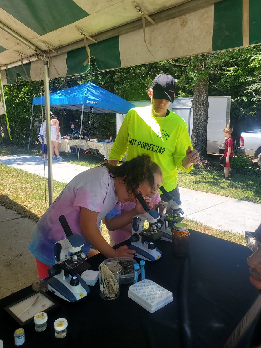 laspongehunters's tweet photo. We had a great time at the BioBlitz Biodiversity fair! Nothing like share our of Freshwater sponges!
https://t.co/OSjOEdLG8L 
#Freshwatersponges
#laspongehunters
#spongeresearch https://t.co/541yIr8SMv