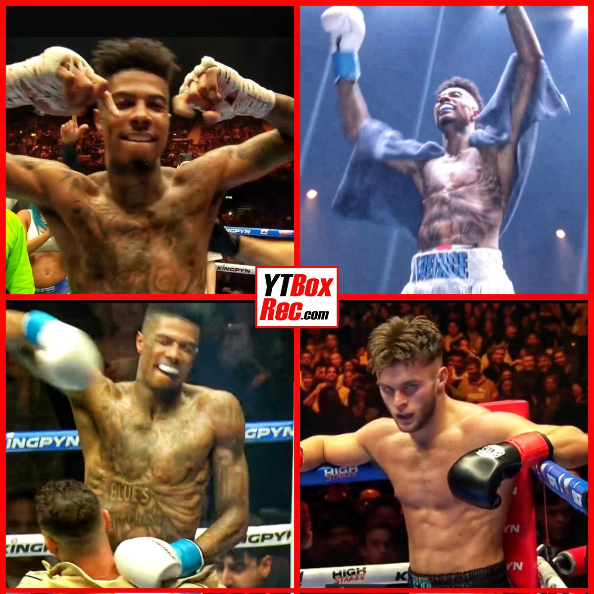 🚨 Blueface beats Ed Matthews by TKO in round 4 ❗

#KingpynQF
