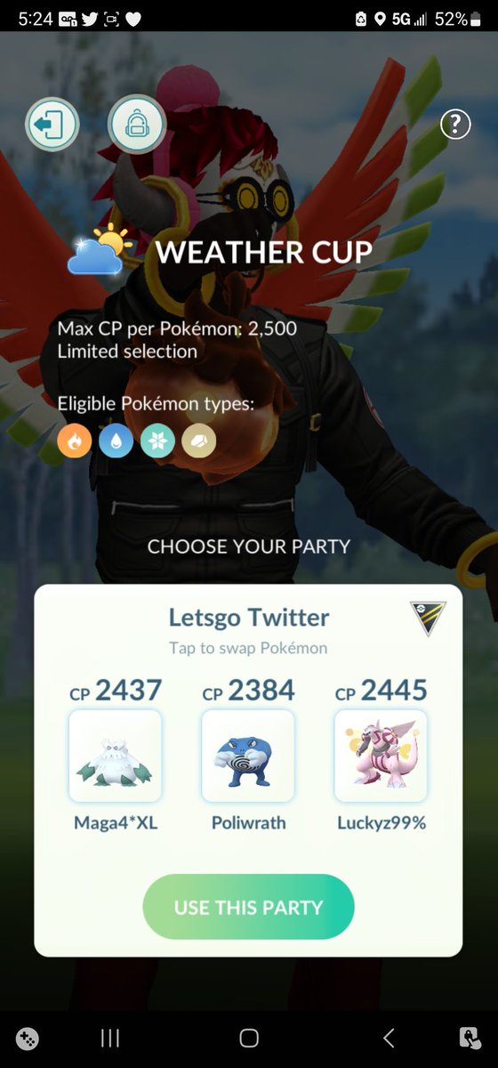 josephcup18's tweet photo. #pokemonGo #ohiostate #Weathercup #Ultraleague Made some adjustments
#GOBattleLeague #pvp #IRL #facecam https://t.co/N5u6ISp2EY
