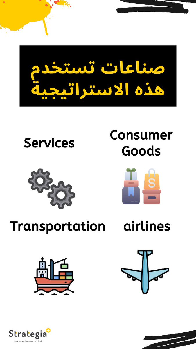 StrategiaPlus's tweet photo. #صناعات تستخدم هذه الاستراتيجية
#SERVICES #Transportation #logistics #Airplane #consumer https://t.co/kN8rTQeg1e