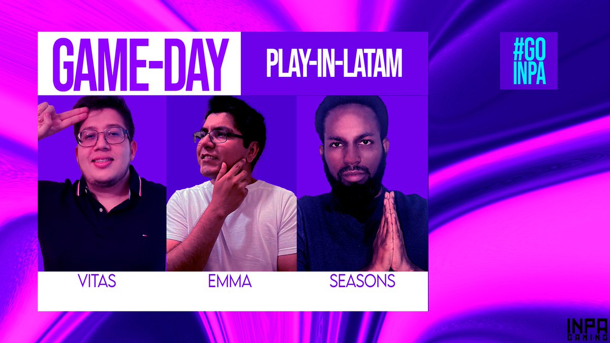 GamingInpa's tweet photo. 🔥PLAY-IN LATAM || DIA 1 🙌
Estamos emocionados de el inicio de esta jornada donde nuestros talentosos jugadores están preparados para demostrar sus estrategias en el #PlayInLatam ¡#GOINPA! ¡Vamos @Drvitas @SoyEmmaJuarez @SeasonsTFT! https://t.co/efkxDPPFCR
