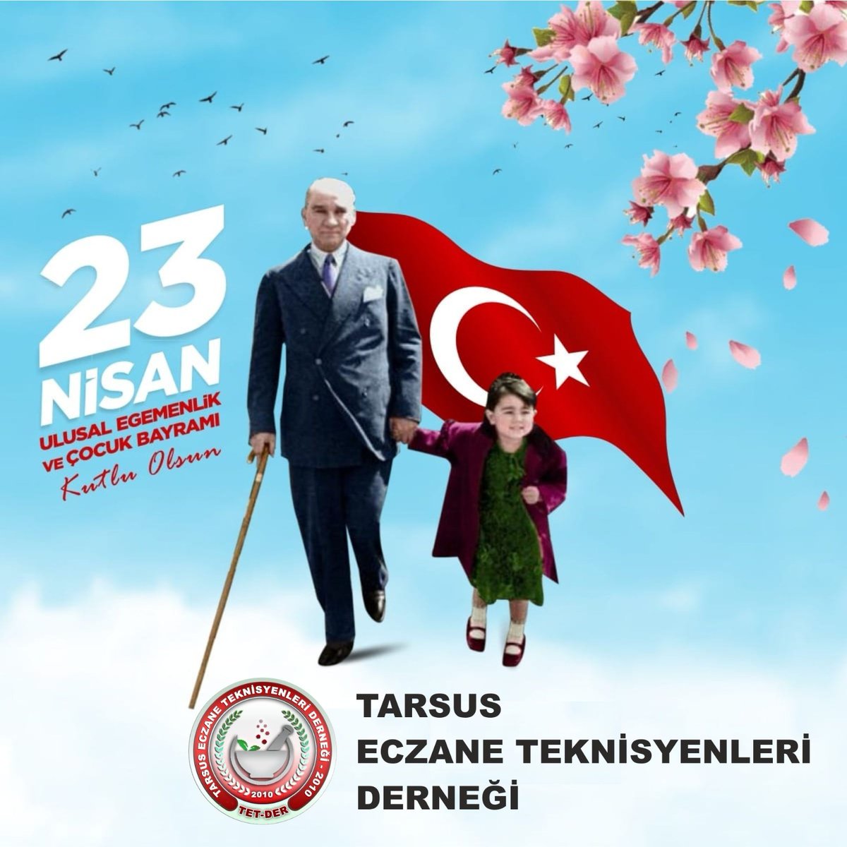 tetder1's tweet photo. Egemenliğimizin sembolü Türkiye Büyük Millet Meclisimizin açılış yıldönümü ve 23 Nisan Ulusal Egemenlik ve Çocuk Bayramımız kutlu olsun. Mustafa Kemal Atatürk ve onun yolunda yürüyen cesur yüreklere minnet duygusuyla🇹🇷
#23NisanUlusalEgemenlikveCocukBayramı https://t.co/RDCHeVNBMe