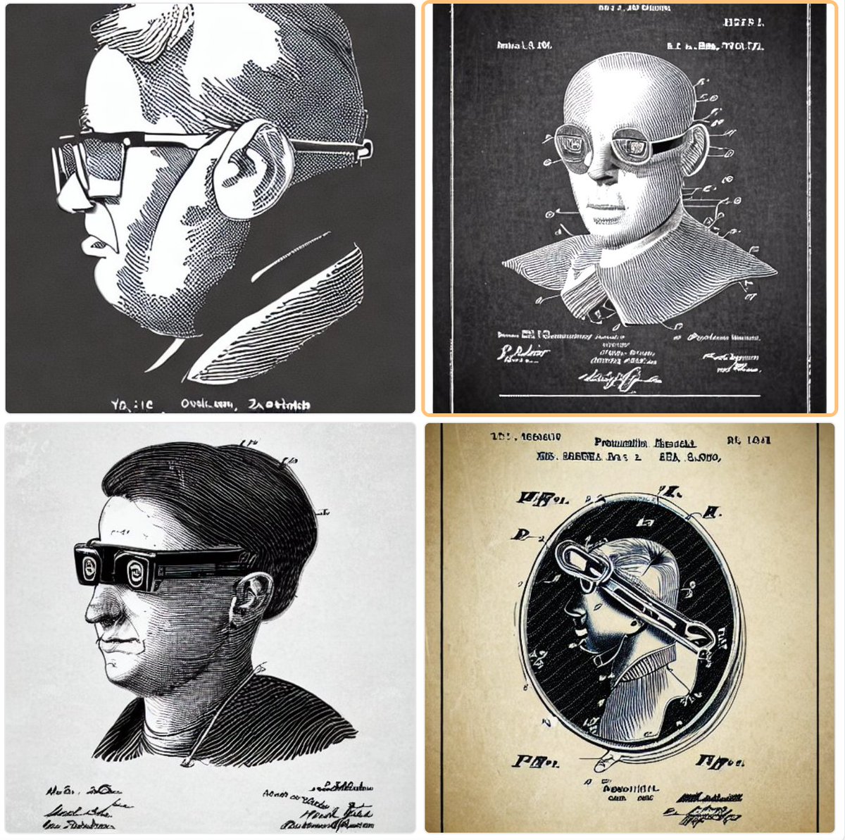 augmentizing's tweet image. stable diffusion 特許図面 #ARglasses