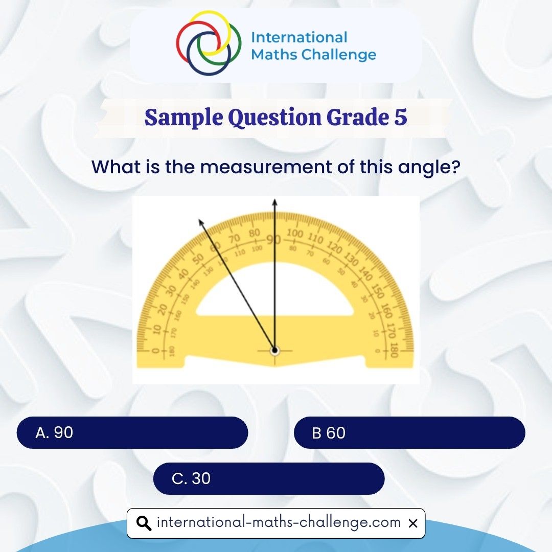 imochallenge's tweet image. What is the measurement of this angle?

(A) 90
(B) 60
(C) 30

Comment your answer 👇
.
.
.
#question #quiz #samplequestion