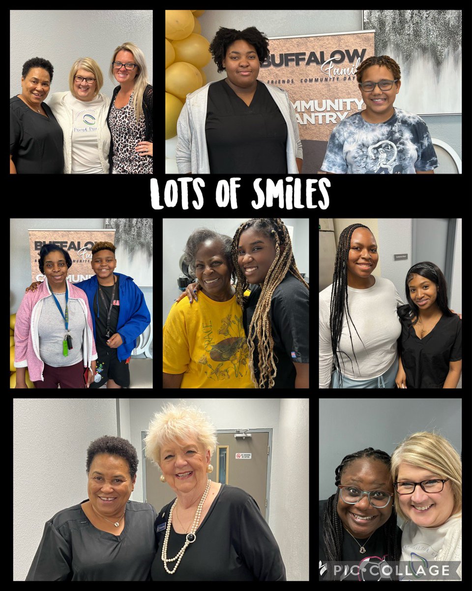 cpkcareercenter's tweet photo. Another AWESOME day at Buffalow Family and Friends Salon! There were plenty of smiles, 16 clients, much improved skills, and senior leadership!! Thank you to everyone who participated today- clients and Cosmetology students! 💚🌪💙 #3Cs #ProudtobeCCC #futurestylists https://t.co/jVrCiucUJV